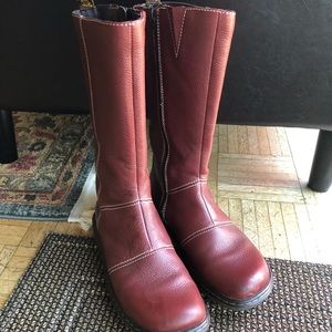 Dr Martens Kim Tall Red Riding Boots Size 8